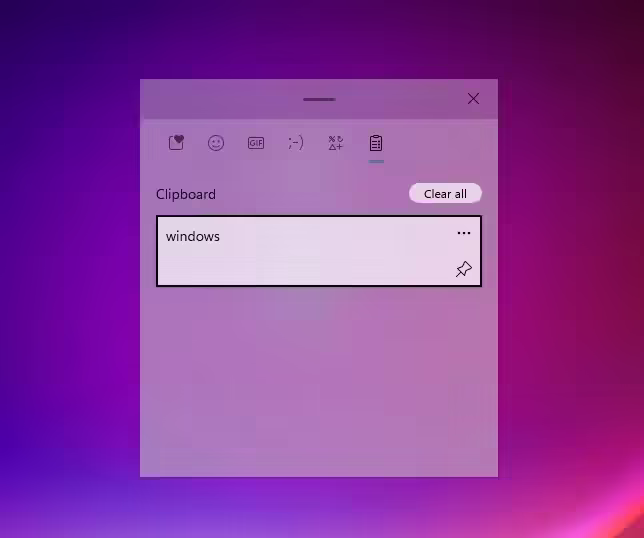 Portapapeles de Windows 11