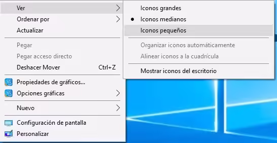 aumentar o reducir los iconos de escritorio aumentar o reducir los iconos de escritorio