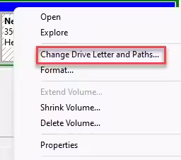Cambiar letra de unidad y rutas