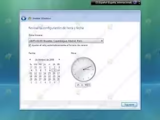 Instalación Windows Vista