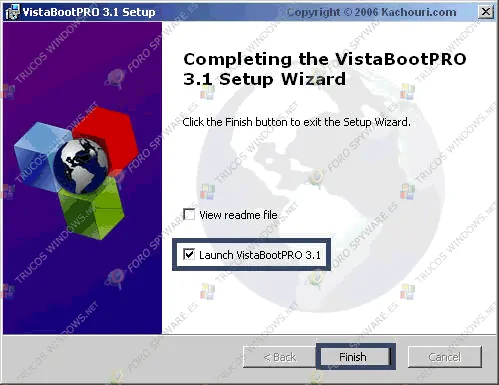 instalacion VistaBootPro