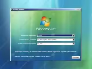 Instalación Windows Vista