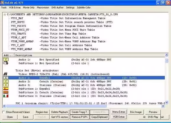 Agregar subtitulos a un DVD