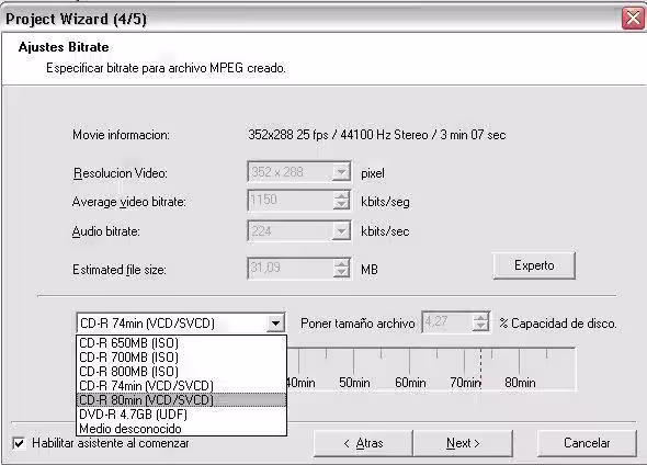 Crear un KVCD a partir de un AVI. De AVI a MPG o de WMV a KVCD