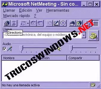 Microsoft NetMeeting- Conectando Microsoft NetMeeting- Conectando