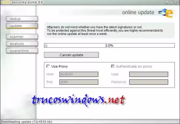Manual Ewido Security