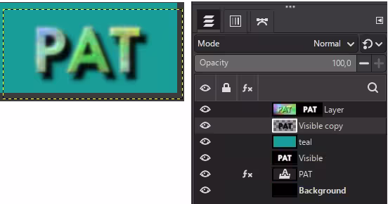 La capa de sombra se desplazó hacia la derecha y un poco hacia abajo.