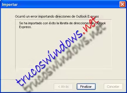 Captura de pantalla de Thunderbird
