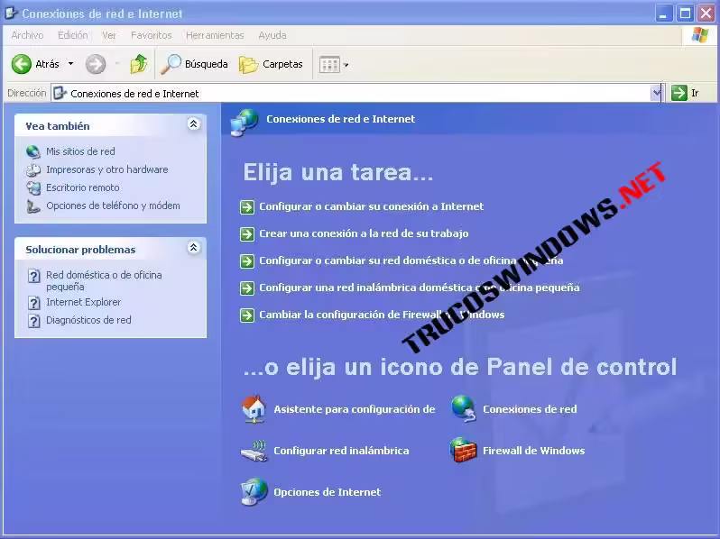 conexión inalámbrica en Windows XP Profesional Service Pack 2 con seguridad WEP
