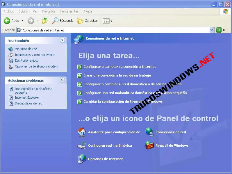 conexión inalámbrica en Windows XP Profesional Service Pack 2 con seguridad WEP