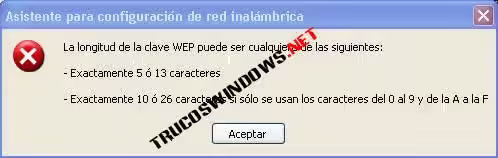 conexión inalámbrica en Windows XP Profesional Service Pack 2 con seguridad WEP
