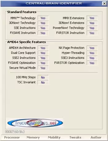 AMD Athlon 64 X2 6000+  CPU-Z