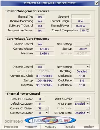 AMD Athlon 64 X2 6000+  CPU-Z