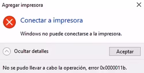 Aviso error 0x0000011b Aviso error 0x0000011b