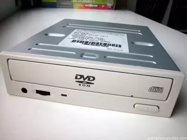 instalar un lector de DVD