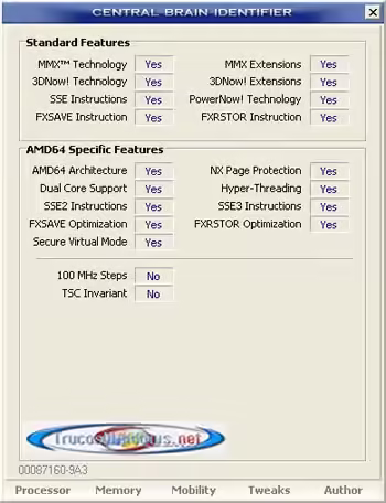AMD Athlon 64 X2 6000+  CPU-Z