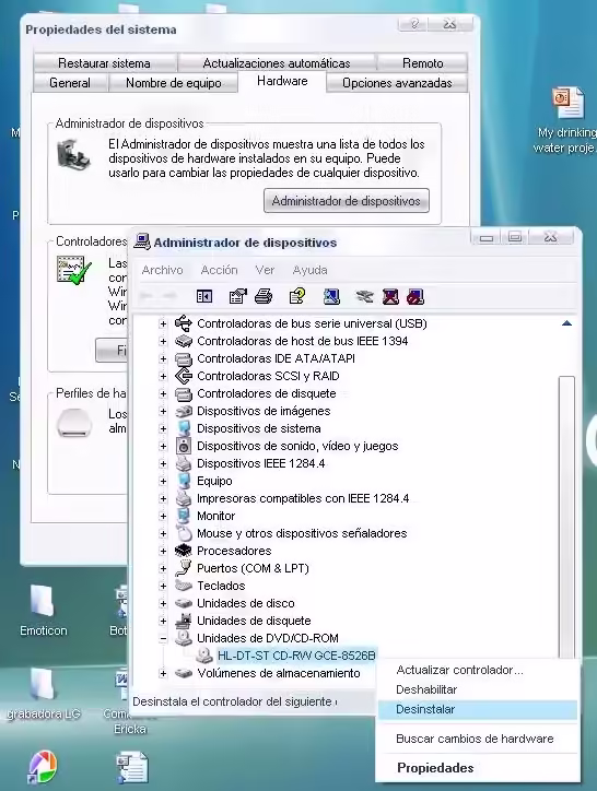 Descartar fallos en unidades de CD y DVD