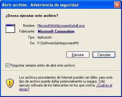Seguridad informática Microsoft Windows AntiSpyware