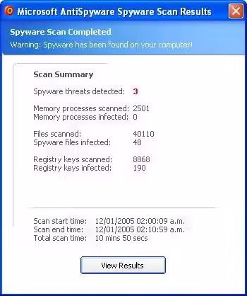 Seguridad informática Microsoft Windows AntiSpyware