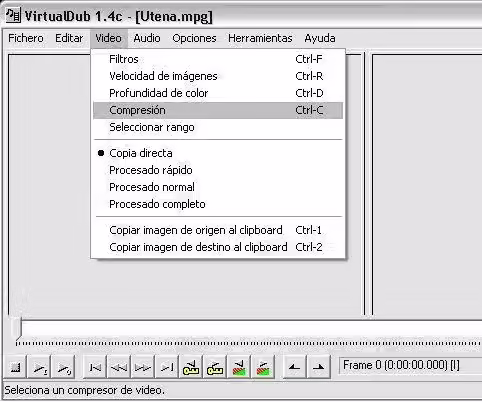 Cortar y unir AVI con el VirtualDub