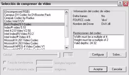 Cortar y unir AVI con el VirtualDub