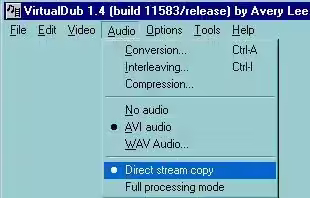 Cortar y unir AVI con el VirtualDub