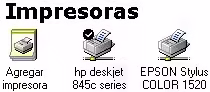 compartir impresoras en red local