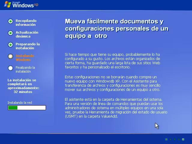 Instalación de Windows XP