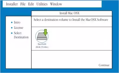 Volumen disco Mac OS