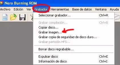 Grabar imagen...