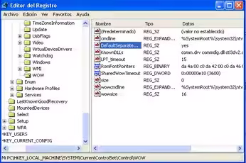 Control de la máquina virtual en Windows XP