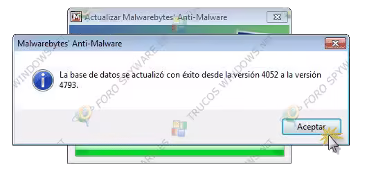 Actualizar Malwarebytes Anti-Malware