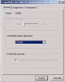 Conectar el PDA al PC en red a traves de Bluetooth velocidad puerto