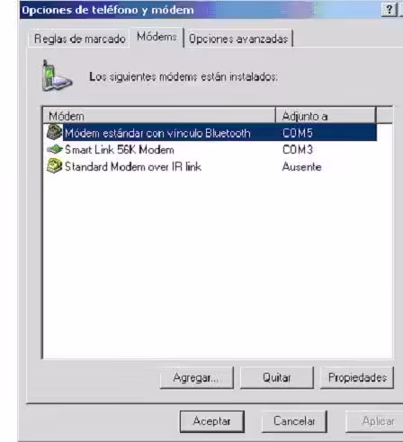 Conexión a Internet mediante Infrarrojos, Bluetooth, GSM y GPRS