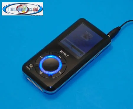 Foto encendido colorido reproductor MP3 Sandisk Sansa e270 6 GB