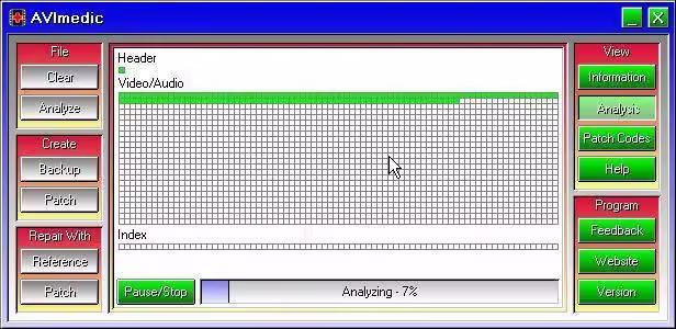 Como reparar un archivo.AVI con AviMedic