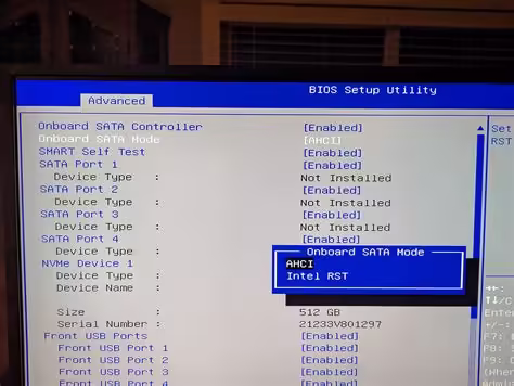 Cómo desactivar RAID desde la BIOS en Windows