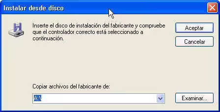 Instalar desde disco