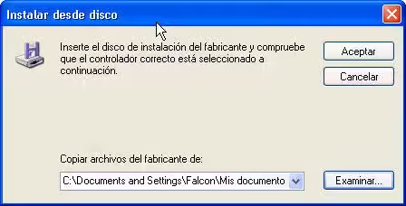 Instalando driver tarjeta wireless