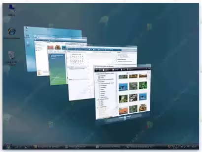 Cambio de ventana con animación 3D