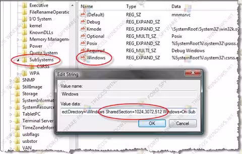 Edición registro Windows