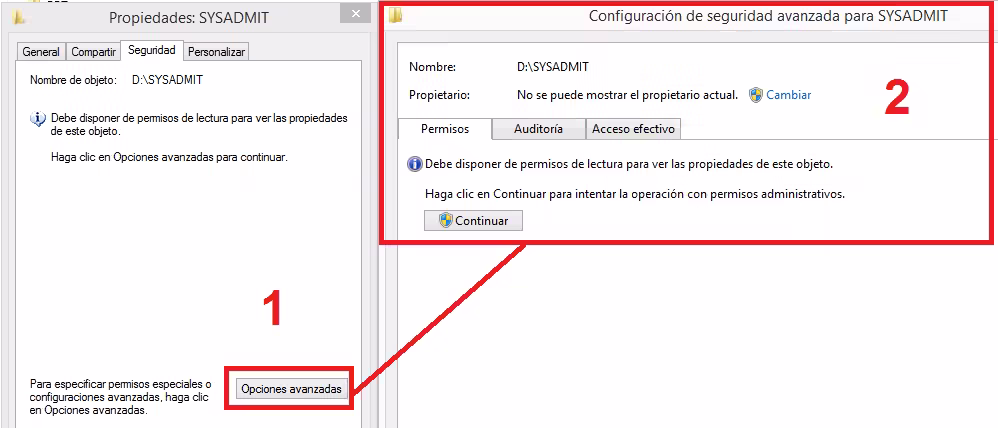 Configuración de seguridad avanzada de SYSADMIT Configuración de seguridad avanzada de SYSADMIT