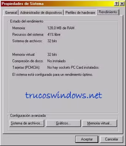 Optimizacion de Windows 98-95