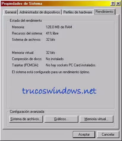 Optimizacion de Windows 98-95