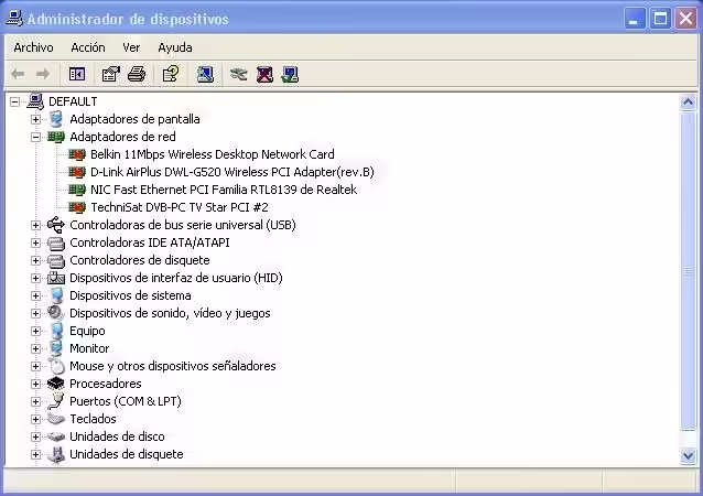 Instalación de drivers en Windows XP redes tipo ad.hoc y redes tipo infraestructura