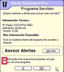 Abrir puertos que usa Edonkey