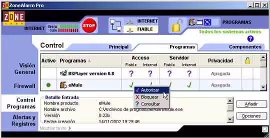 Abrir puertos que usa Edonkey
